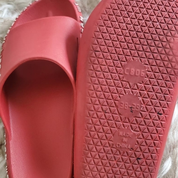 Unisex Summer Slippers Beach Slide Sandals Flip Flops Words Soft Sole 🌴 - Picture 8 of 8